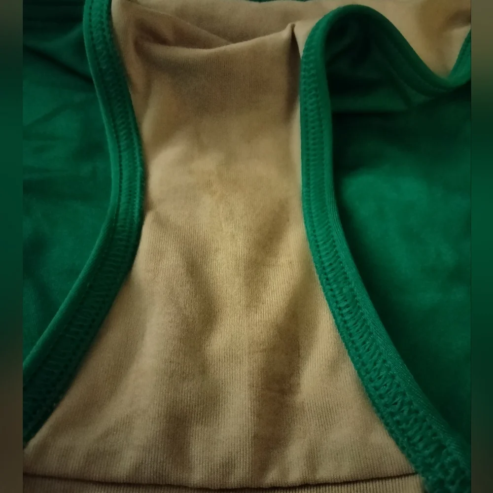 Rare 2009 Vintage Victoria's Secret Strapless Green Jaguar Bikini